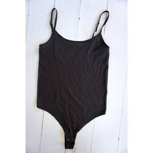 SO Juniors' Black Tank Bodysuit, Size M